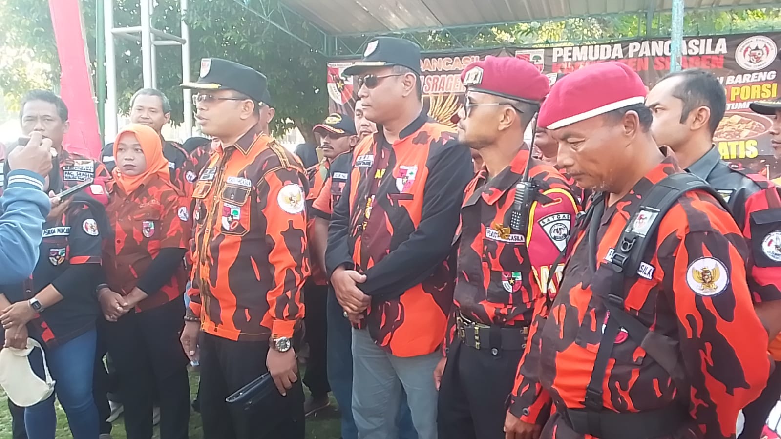 Ribuan Nasi Tumpang Gratis Warnai CFD Sragen, Pemuda Pancasila Tebar Semangat Kebersamaan
